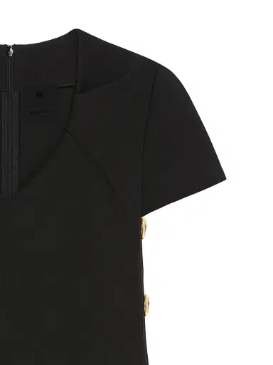 Givenchy Women's Dress in Punto Milano with buttons | Thumbnail 5