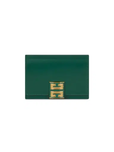 Givenchy Women's 4G Wallet in Box Leather - Emerald Green | Thumbnail 4 Givenchy Women's 4G Wallet in Box Leather - Emerald Green | Thumbnail 4