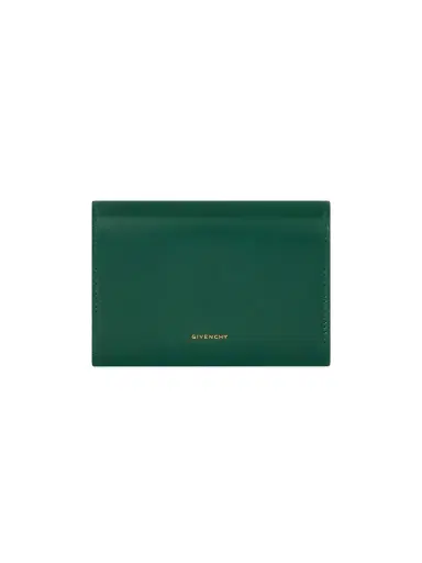 Givenchy Women's 4G Wallet in Box Leather - Emerald Green | Thumbnail 1 Givenchy Women's 4G Wallet in Box Leather - Emerald Green | Thumbnail 1