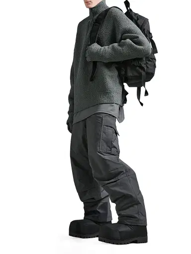 Balenciaga Men's Skiwear Alaska Low Boots - Black - Size 12 | Thumbnail 7