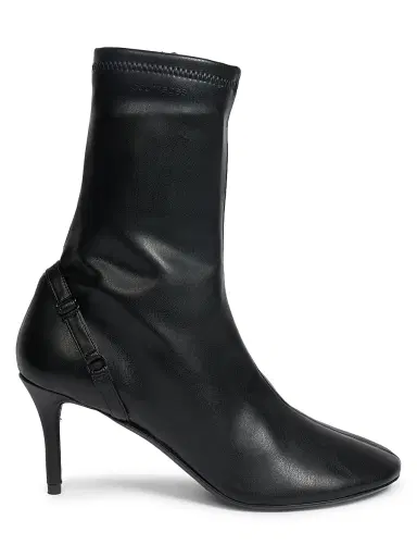 Courreges Women's 424 Oblique-Strap Ankle Boots - Black | Thumbnail 1 Courreges Women's 424 Oblique-Strap Ankle Boots - Black | Thumbnail 1