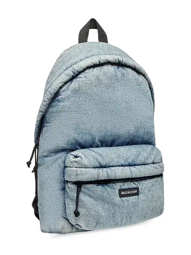 Balenciaga Men's Explorer Backpack Denim | Thumbnail 3