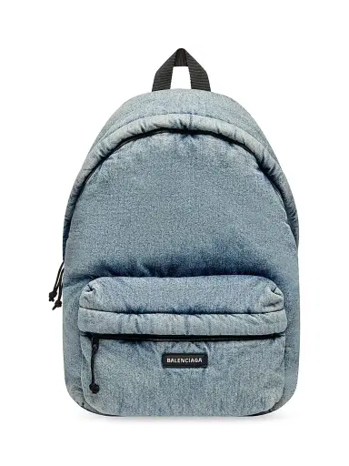 Balenciaga Men's Explorer Backpack Denim | Thumbnail 1