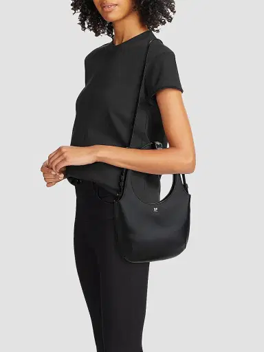 Courrèges Women's Holy Leather Tote Bag - Black | Thumbnail 2