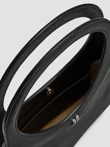 Courrèges Women's Holy Leather Tote Bag - Black | Thumbnail 5