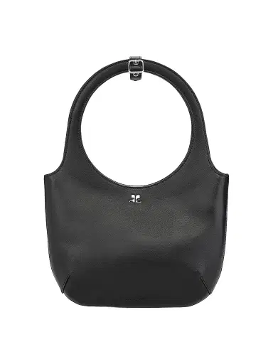 Courrèges Women's Holy Leather Tote Bag - Black | Thumbnail 1