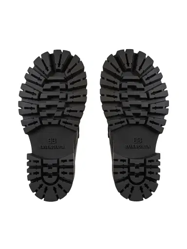 Balenciaga Women's Tractor Loafers - Black | Thumbnail 6