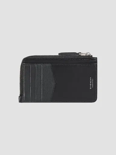 Givenchy Women's Antigona Zipped Card Holder In Box Leather | Thumbnail 2 Givenchy Women's Antigona Zipped Card Holder In Box Leather | Thumbnail 2