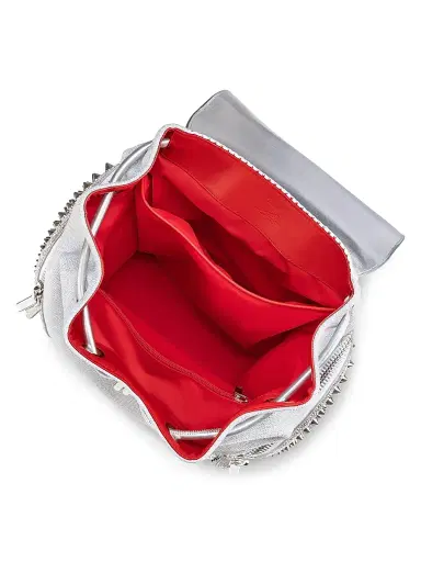 Christian Louboutin Men's Explorafunk Backpack - White | Thumbnail 4 Christian Louboutin Men's Explorafunk Backpack - White | Thumbnail 4