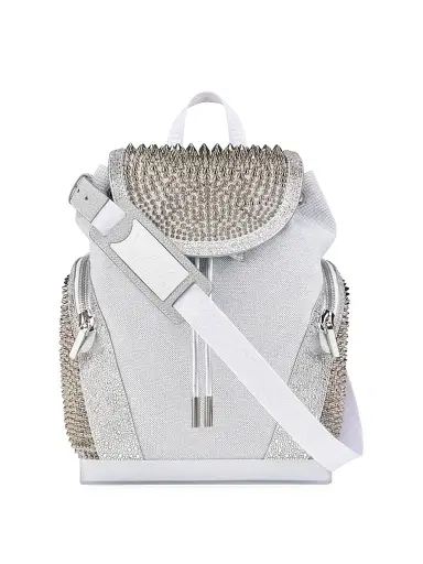Christian Louboutin Men's Explorafunk Backpack - White | Thumbnail 1 Christian Louboutin Men's Explorafunk Backpack - White | Thumbnail 1
