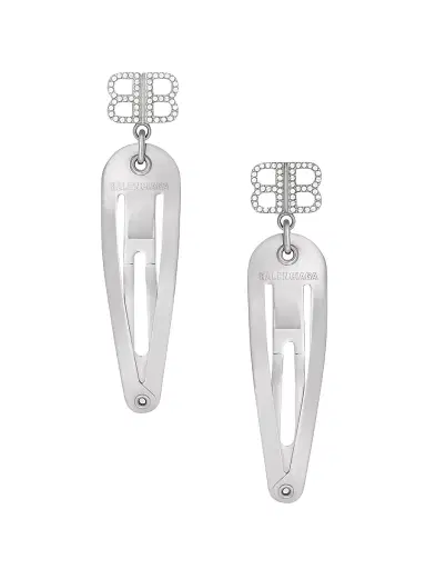 Balenciaga Women's Holli Clip Charm Set - Silver | Thumbnail 1