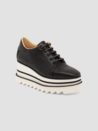 Stella McCartney Women's Elyse Platform Sneakers - Black - Size 11 | Thumbnail 2 Stella McCartney Women's Elyse Platform Sneakers - Black - Size 11 | Thumbnail 2