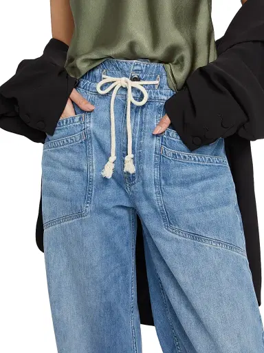 Ba&sh Women's Mima Drawstring Jeans | Thumbnail 6 Ba&sh Women's Mima Drawstring Jeans | Thumbnail 6