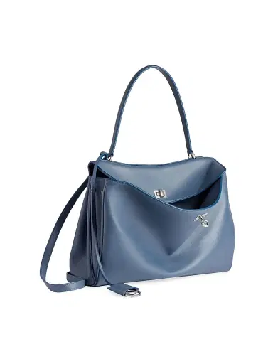 Balenciaga Women's Rodeo Handbag - Faded Dark Blue | Thumbnail 4 Balenciaga Women's Rodeo Handbag - Faded Dark Blue | Thumbnail 4