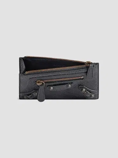 Balenciaga Women's Le City Long Coin and Card Holder - Black | Thumbnail 3