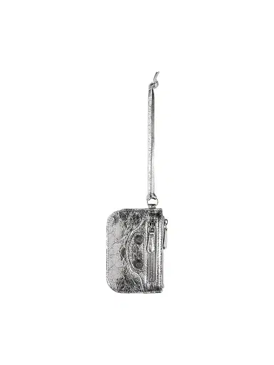 Balenciaga Women's Le Cagole Coin Purse Metallized | Thumbnail 1 Balenciaga Women's Le Cagole Coin Purse Metallized | Thumbnail 1