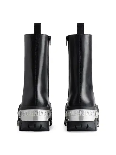 Balenciaga Men's Bulldozer Lace-Up Boots - Black - Size 6 | Thumbnail 3