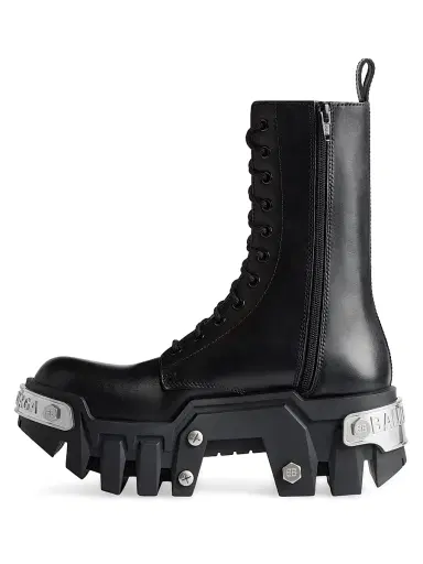 Balenciaga Men's Bulldozer Lace-Up Boots - Black - Size 6 | Thumbnail 6 Balenciaga Men's Bulldozer Lace-Up Boots - Black - Size 6 | Thumbnail 6