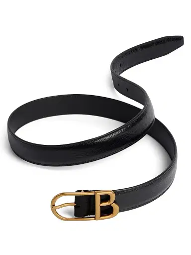 Balenciaga Women's Classic B Belt - Black - Size 36 | Thumbnail 1
