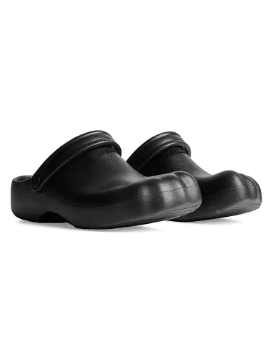 Balenciaga Men's Sunday Molded Mules - Black | Thumbnail 2 Balenciaga Men's Sunday Molded Mules - Black | Thumbnail 2