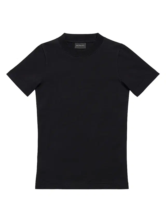 Women's Handwritten T-Shirt Fitted - Black