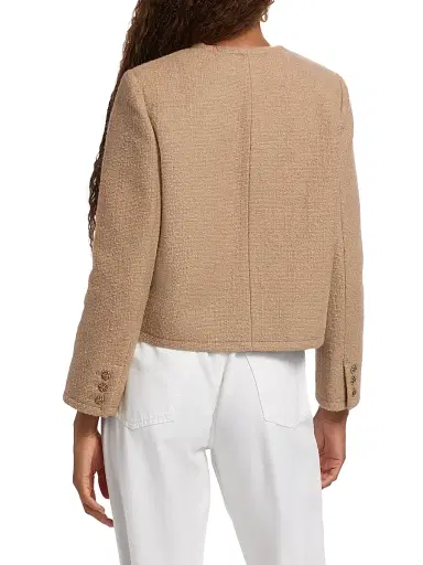 Ba&sh Women's Meredith Cotton-Blend Jacket - Camel - Size 4 | Thumbnail 5 Ba&sh Women's Meredith Cotton-Blend Jacket - Camel - Size 4 | Thumbnail 5