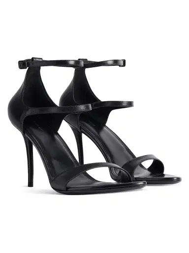 Balenciaga Women's Honey 90MM Sandal Heels - Black | Thumbnail 2