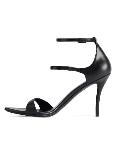 Balenciaga Women's Honey 90MM Sandal Heels - Black | Thumbnail 5