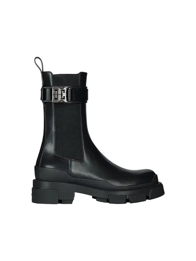 Givenchy Women's Terra Leather Chelsea Boots - Black