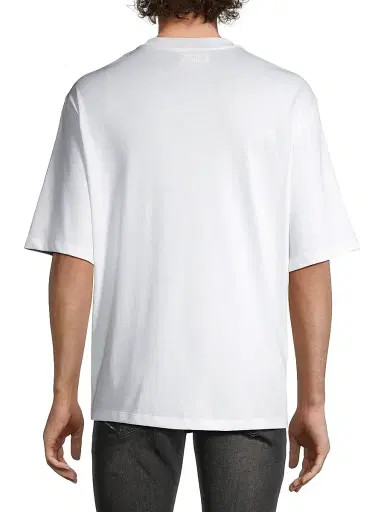 AMI PARIS Men's Ami De Coeur Crewneck T-Shirt - White - Size XXL | Thumbnail 5