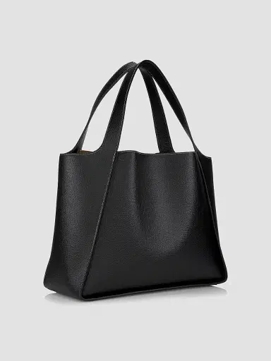 Stella McCartney Women's Stella Logo Grained Leather Tote Bag | Thumbnail 4