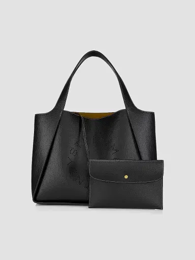 Stella McCartney Women's Stella Logo Grained Leather Tote Bag | Thumbnail 5