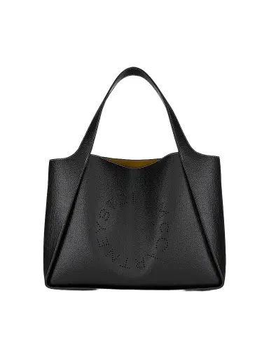 Stella McCartney Women's Stella Logo Grained Leather Tote Bag | Thumbnail 1