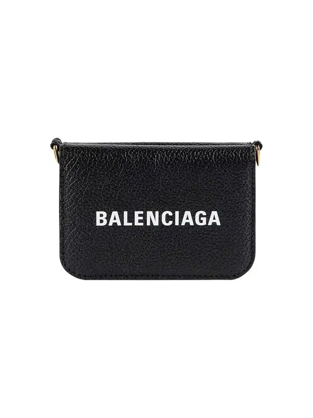 Women's Cash Mini Wallet On Chain - Black