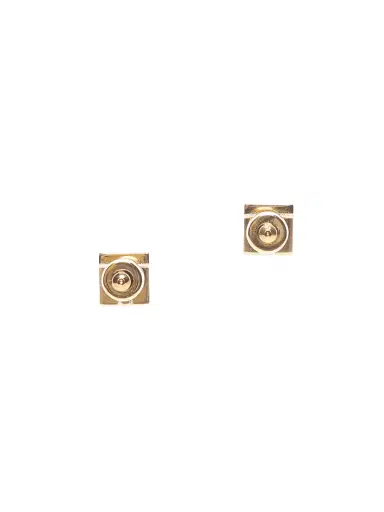 Givenchy Women's 4G Golden Stud Earrings - Golden Yellow | Thumbnail 2