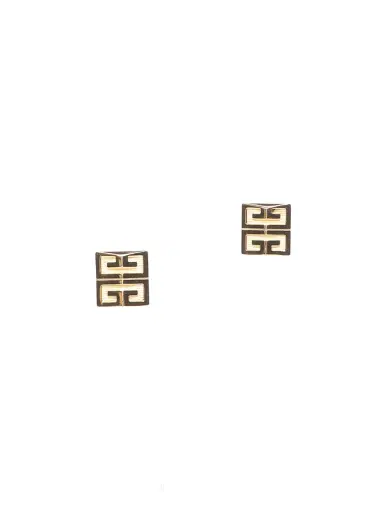 Givenchy Women's 4G Golden Stud Earrings - Golden Yellow | Thumbnail 3