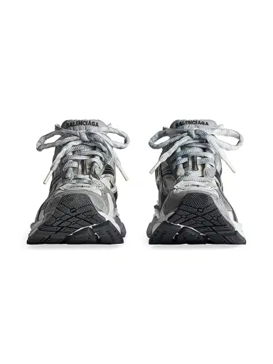 Balenciaga Women's Runner Sneakers - Black White - Size 4 | Thumbnail 3