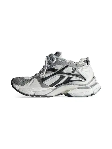 Balenciaga Women's Runner Sneakers - Black White - Size 4 | Thumbnail 5