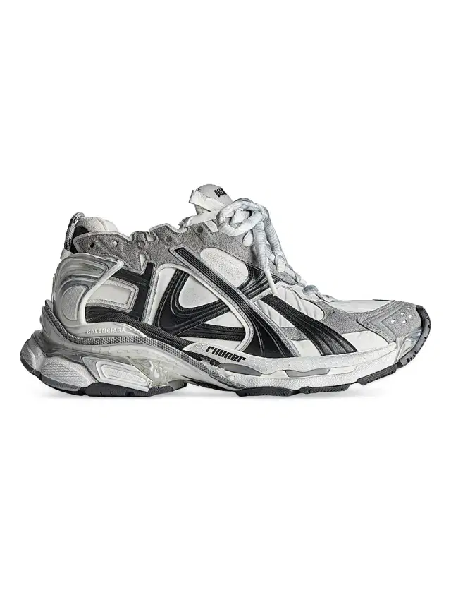 Balenciaga Women's Runner Sneakers - Black White