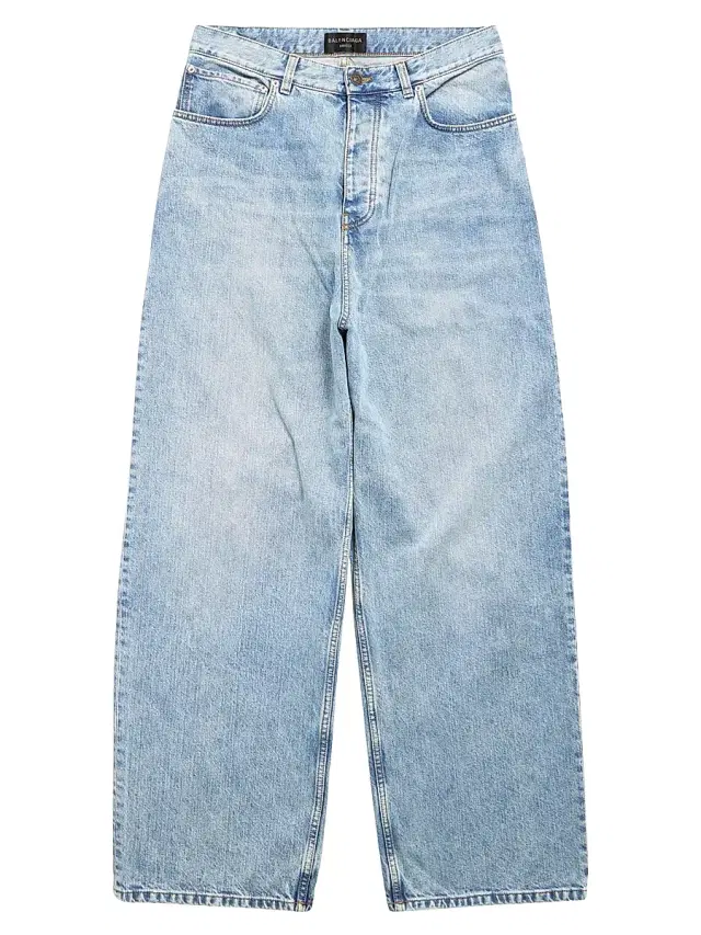 Balenciaga Men's Baggy Jeans - Light Blue