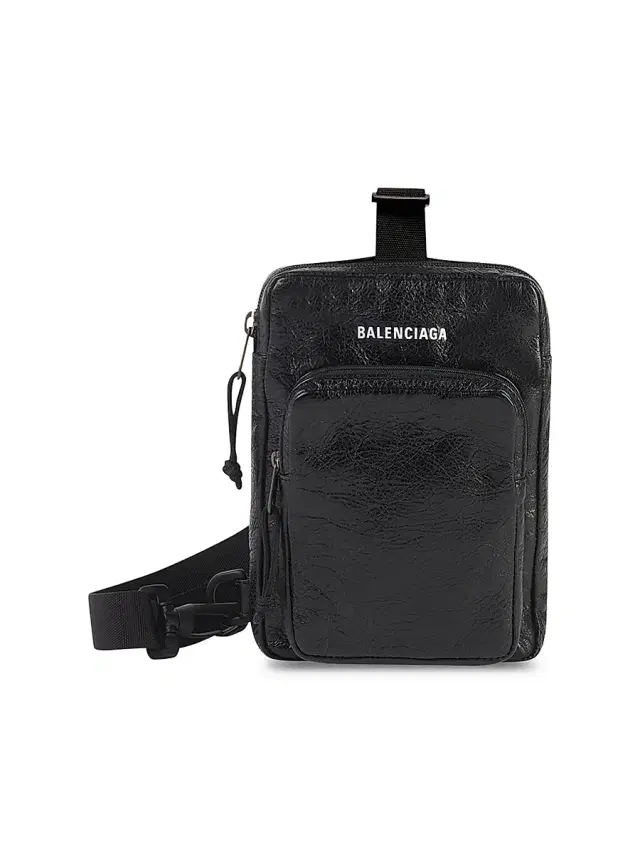 Men's Explorer Crossbody Messenger - Black