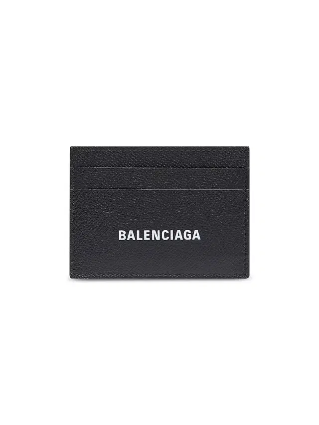 Balenciaga Men's Cash Card Holder - Black White