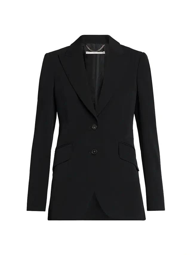 Women's Iconic Wool-Blend Blazer - Black
