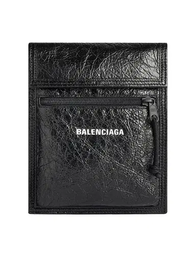 Balenciaga Men's Explorer Small Pouch with Strap | Thumbnail 7