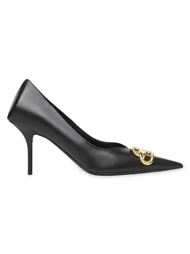 Balenciaga Women's Square Knife 80MM Pumps - Black - Size 5 | Thumbnail 1 Balenciaga Women's Square Knife 80MM Pumps - Black - Size 5 | Thumbnail 1