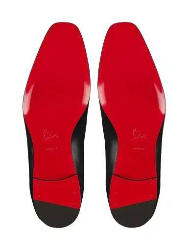 Christian Louboutin Men's Chickito W Leather Derby Shoes - Black | Thumbnail 5