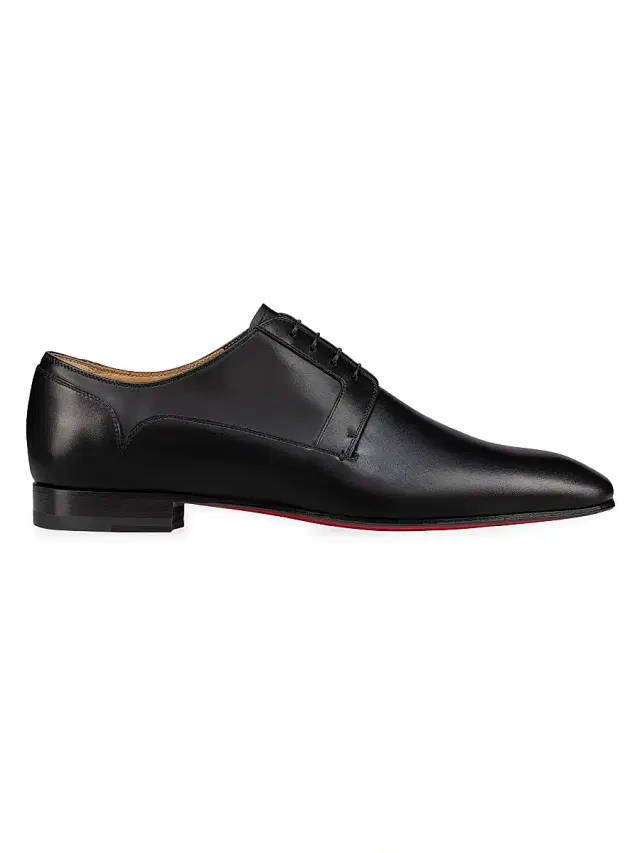 Men's Chickito W Leather Derby Shoes - Black