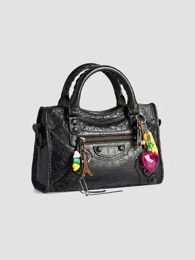 Balenciaga Women's Le City Mini Bag with Charms | Thumbnail 3 Balenciaga Women's Le City Mini Bag with Charms | Thumbnail 3