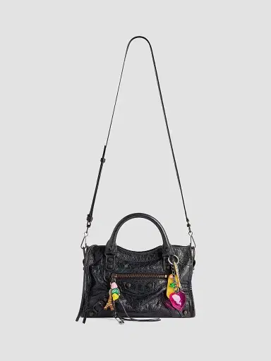 Balenciaga Women's Le City Mini Bag with Charms | Thumbnail 6 Balenciaga Women's Le City Mini Bag with Charms | Thumbnail 6