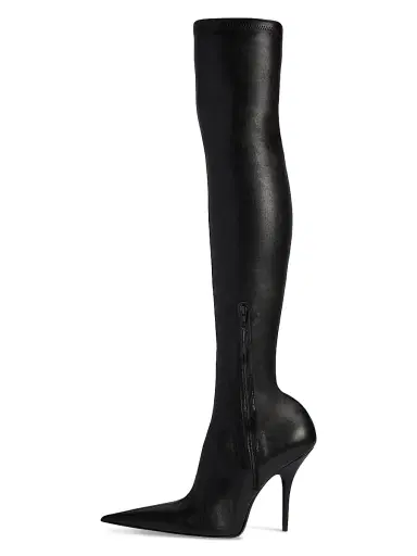 Balenciaga Women's Avenue 0MM Boots - Black | Thumbnail 2